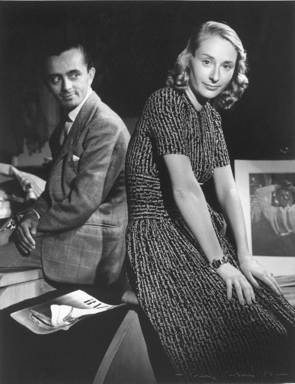 1936 black and White photo of "Mr & Mrs Larry Adler" by photographer Max Dupain